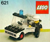 LEGO 621 - Polizist mit Einsatzwagen